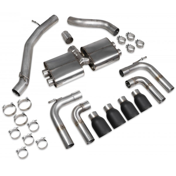 Scorpion Non-Resonated CAT/GPF-Back System Without Valves - Audi S3 - Daytona Ceramic