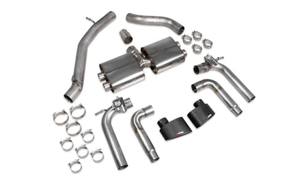 Scorpion GPF-back udstødning til Audi S3 med ventiler – ikke-resoneret, Ascari EVO, kit_top