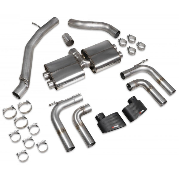 Scorpion Non-Resonated CAT/GPF-Back System Without Valves - Audi S3 - Ascari EVO