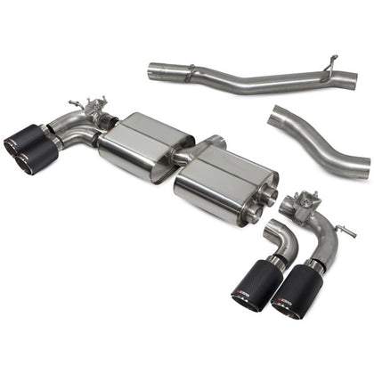 Scorpion Non-Resonated CAT/GPF-Back System With Valves - Audi S3 - Ascari