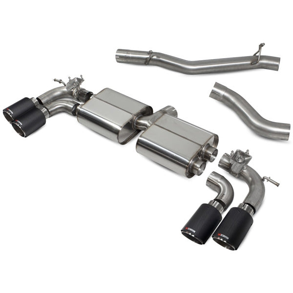 Scorpion Non-Resonated CAT/GPF-Back System With Valves - Audi S3 - Ascari