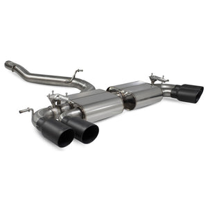 Scorpion Non-Resonated CAT/GPF-Back System With Valves - Audi S3 - Daytona Ceramic