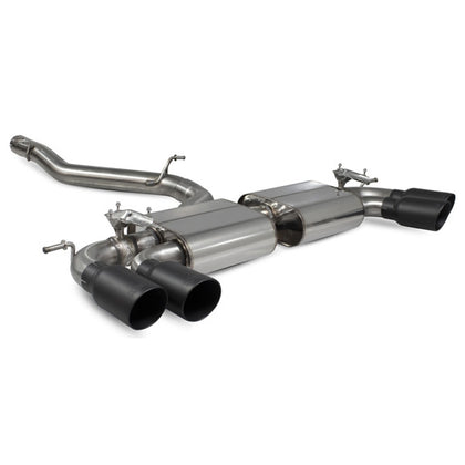 Scorpion Non-Resonated CAT/GPF-Back System With Valves - Audi S3 - Daytona Ceramic