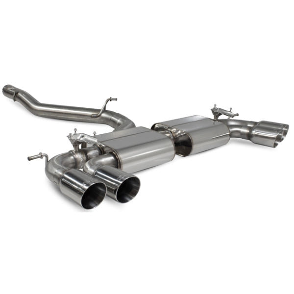 Scorpion Non-Resonated CAT/GPF-Back System With Valves - Audi S3 - Daytona