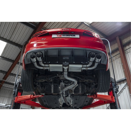 Scorpion Non-Resonated CAT/GPF-Back System With Valves - Audi S3 - Daytona