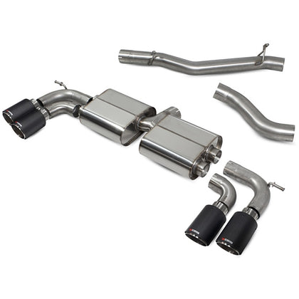 Scorpion Non-Resonated CAT/GPF-Back System Without Valves - Audi S3 - Ascari