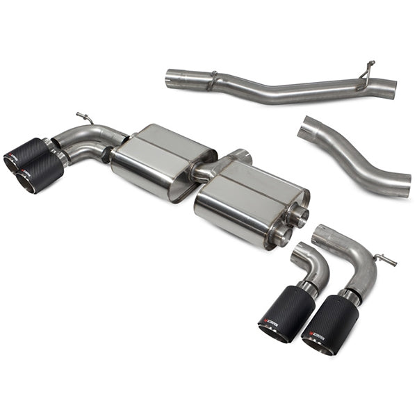 Scorpion Non-Resonated CAT/GPF-Back System Without Valves - Audi S3 - Ascari