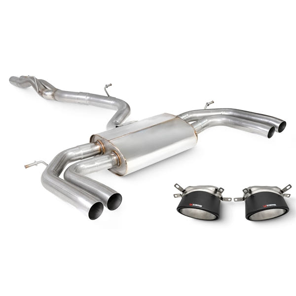 Scorpion Non-Resonated Cat/GPF-Back System Without Valves Audi RS3 8Y Saloon - Ascari RS – produktbillede 1