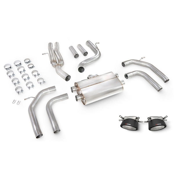 Scorpion Non-Resonated Cat/GPF-Back System Without Valves Audi RS3 8Y Saloon - Ascari RS – produktbillede 2