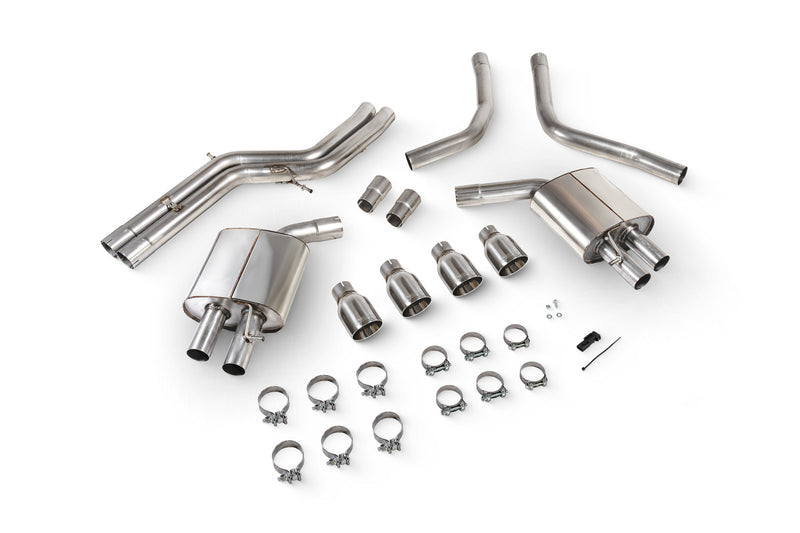 Scorpion half system udstødning til Audi S6/S7 C7 – ikke-resoneret, Daytona, kit-top