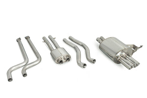 Scorpion cat-back udstødning til BMW Z4 E85 & E86 – resoneret, set ovenfra