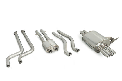 Scorpion cat-back udstødning til BMW Z4 E85 & E86 – resoneret, set ovenfra