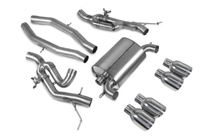 Scorpion half system udstødning til BMW G80 M3, Daytona, kit_top