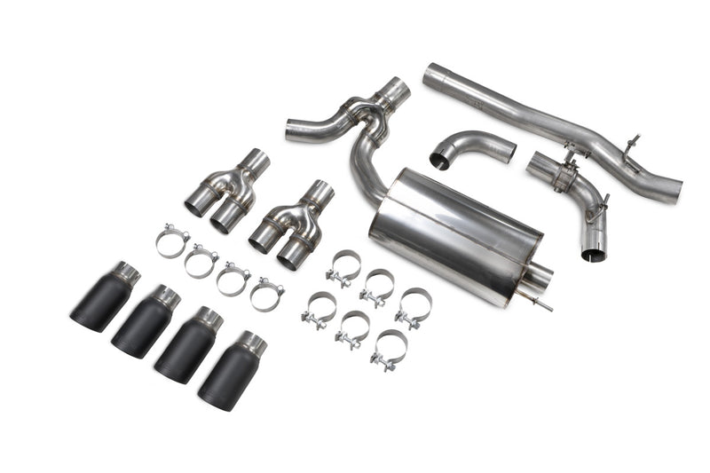 Scorpion GPF-back udstødning til BMW M235I med ventiler, Daytona Ceramic, kit_top