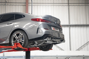 Scorpion GPF-back udstødning til BMW M235I med ventiler, Daytona, set fra siden