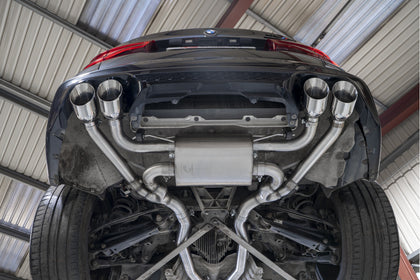 Scorpion half system udstødning til BMW X3M med ventiler, Daytona, sbm09_under