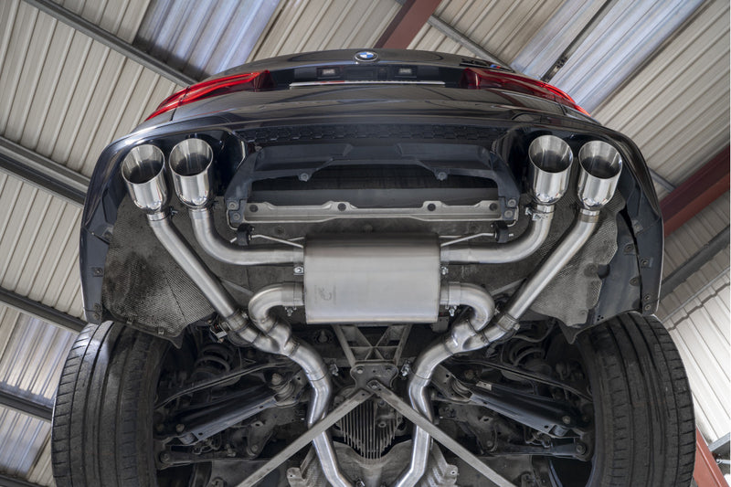 Scorpion half system udstødning til BMW X3M med ventiler, Daytona, sbm09_under