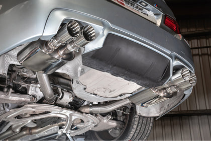 Scorpion bagpotte til BMW M5 F10, Daytona, set fra siden