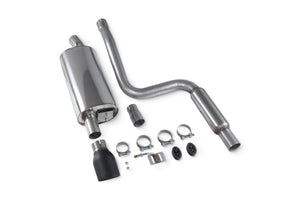 Scorpion cat-back udstødning til Ford Fiesta ST150 – resoneret, Daytona Ceramic, kit_top