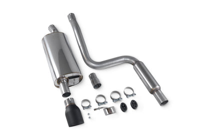 Scorpion cat-back udstødning til Ford Fiesta ST150 – resoneret, Daytona Ceramic, kit_top