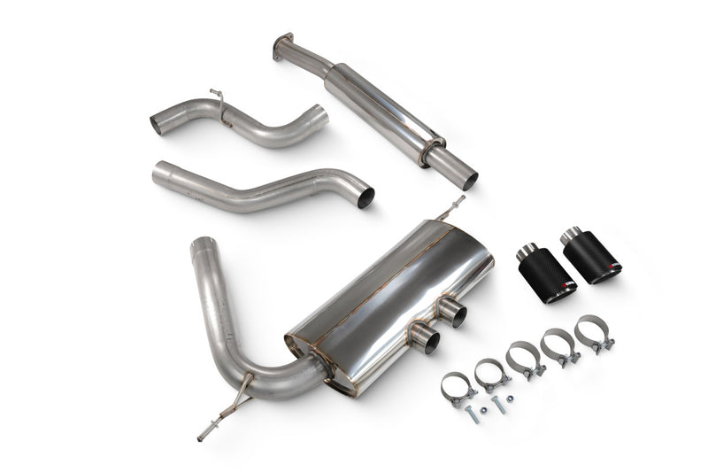 Scorpion cat-back udstødning til Ford Focus – resoneret, Ascari, kit_top