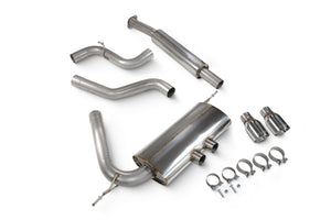 Scorpion cat-back udstødning til Ford Focus – resoneret, Daytona, kit_top