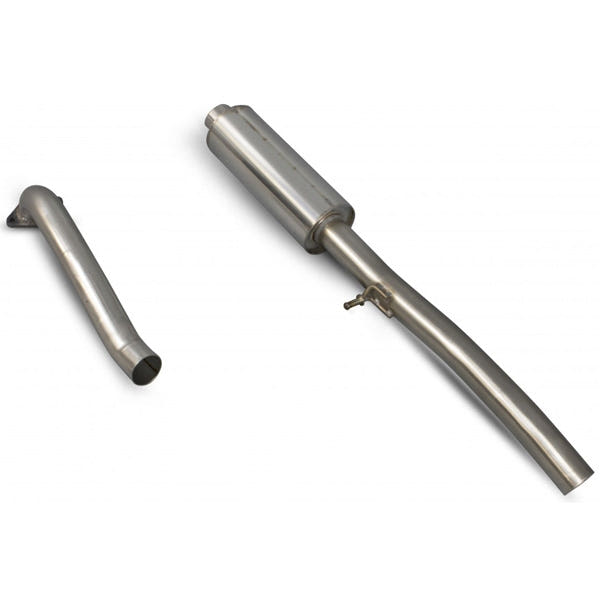 Scorpion Rear Silencer To Cat-Back Upgrade (Resonated) - Ford MK7 Fiesta