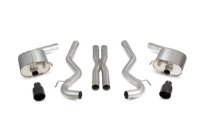 Scorpion cat-back udstødning til Ford Mustang – ikke-resoneret, Daytona Ceramic, kit_top