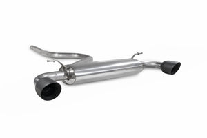 Scorpion GPF-back udstødning til Ford Focus, Daytona Ceramic, set skråt bagfra