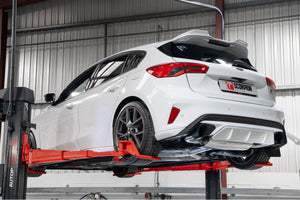 Scorpion GPF-back udstødning til Ford Focus, Daytona Ceramic, set fra siden
