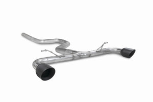 Scorpion GPF-back udstødning til Ford Focus, Daytona Ceramic, set skråt bagfra