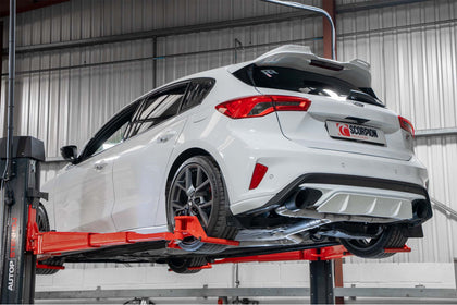 Scorpion GPF-back udstødning til Ford Focus, Daytona Ceramic, set fra siden