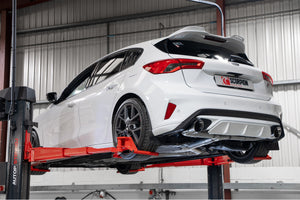 Scorpion GPF-back udstødning til Ford Focus, Daytona, set fra siden