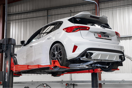 Scorpion GPF-back udstødning til Ford Focus, Daytona, set fra siden