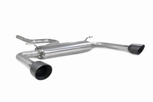 Scorpion GPF-back udstødning til Ford Focus, Daytona Ceramic, set skråt bagfra