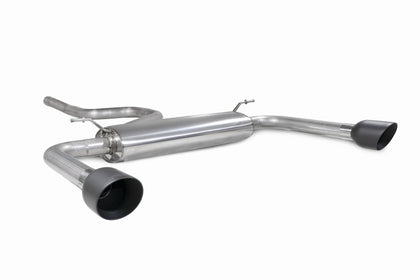 Scorpion GPF-back udstødning til Ford Focus, Daytona Ceramic, set skråt bagfra