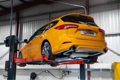 Scorpion GPF-back udstødning til Ford Focus, Daytona, set fra siden