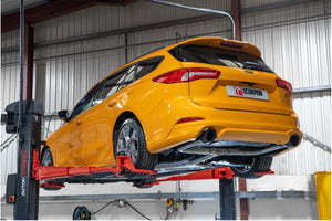 Scorpion GPF-back udstødning til Ford Focus, Daytona Ceramic, set fra siden