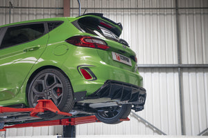 Scorpion GPF-back udstødning til Ford Fiesta ST MK8.5 med ventiler, set fra siden