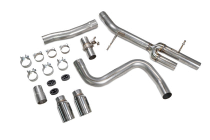 Scorpion GPF-back udstødning til Ford MK8 med ventiler, Daytona, kit_top