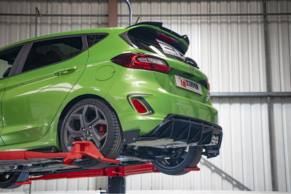 Scorpion GPF-back udstødning til Ford MK8 med ventiler, Daytona, set fra siden