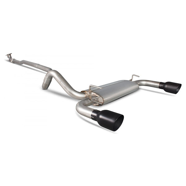 Scorpion Non-resonated Cat-Back System - Abarth 500/595 - Daytona Ceramic