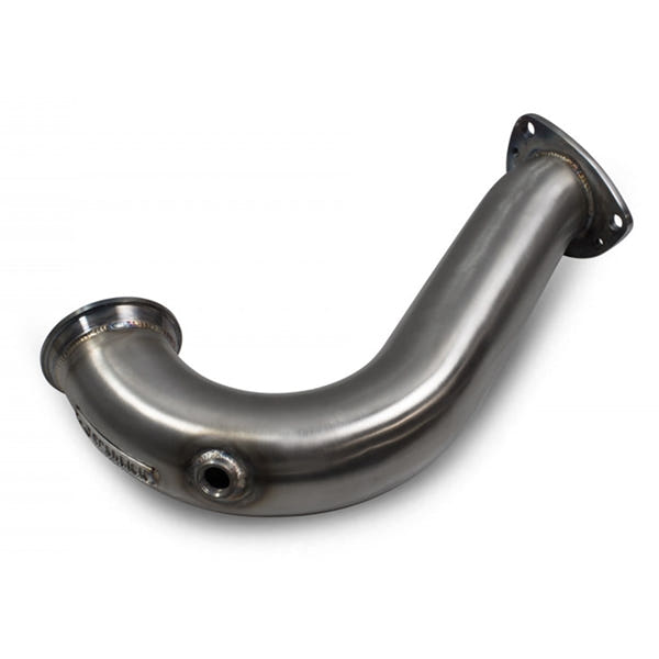 Scorpion de-cat downpipe til Fiat 595/695 Abarth 1.4, set fra siden