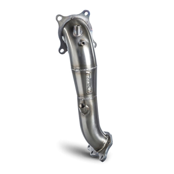 Scorpion de-cat downpipe til Honda Civic Type R FL5, set skråt bagfra
