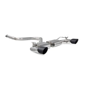 Scorpion GPF-back udstødning til Hyundai I30 med ventiler, Daytona Ceramic, set skråt bagfra
