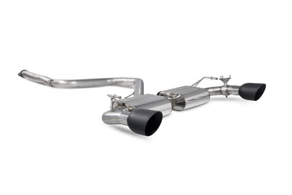 Scorpion GPF-back udstødning til Hyundai I30 med ventiler, Daytona Ceramic, set skråt bagfra