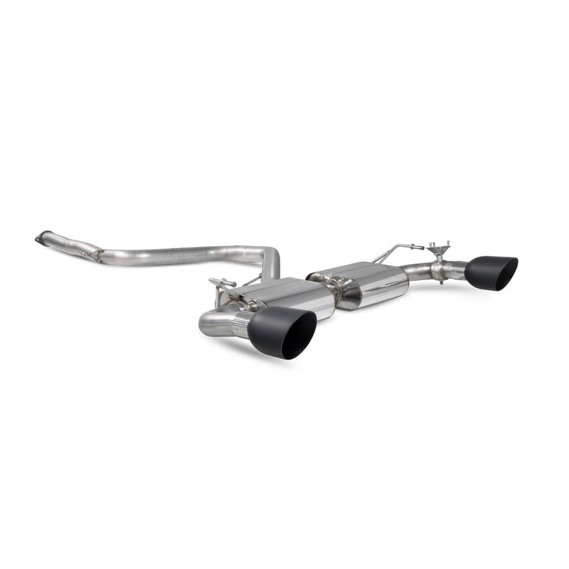 Scorpion GPF-back udstødning til Hyundai I30 med ventiler, Daytona Ceramic, set skråt bagfra