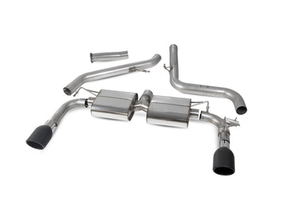Scorpion GPF-back udstødning til Hyundai I30 med ventiler, Indy Ceramic, kit_top
