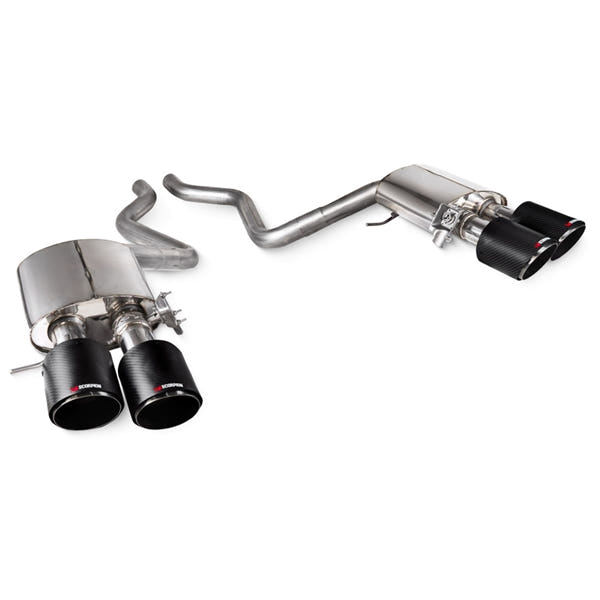 Scorpion Half System with Electronic Valves Land Rover Sport SVR 5.0 V8 - Ø114mm Polished Ascari Trims – produktbillede 1