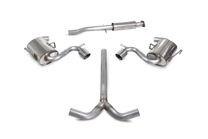 Scorpion cat-back udstødning til Mini Cooper – resoneret, STW, kit_top